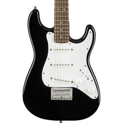 Squier Mini Stratocaster Electric Guitar, Laurel Fingerboard, Black