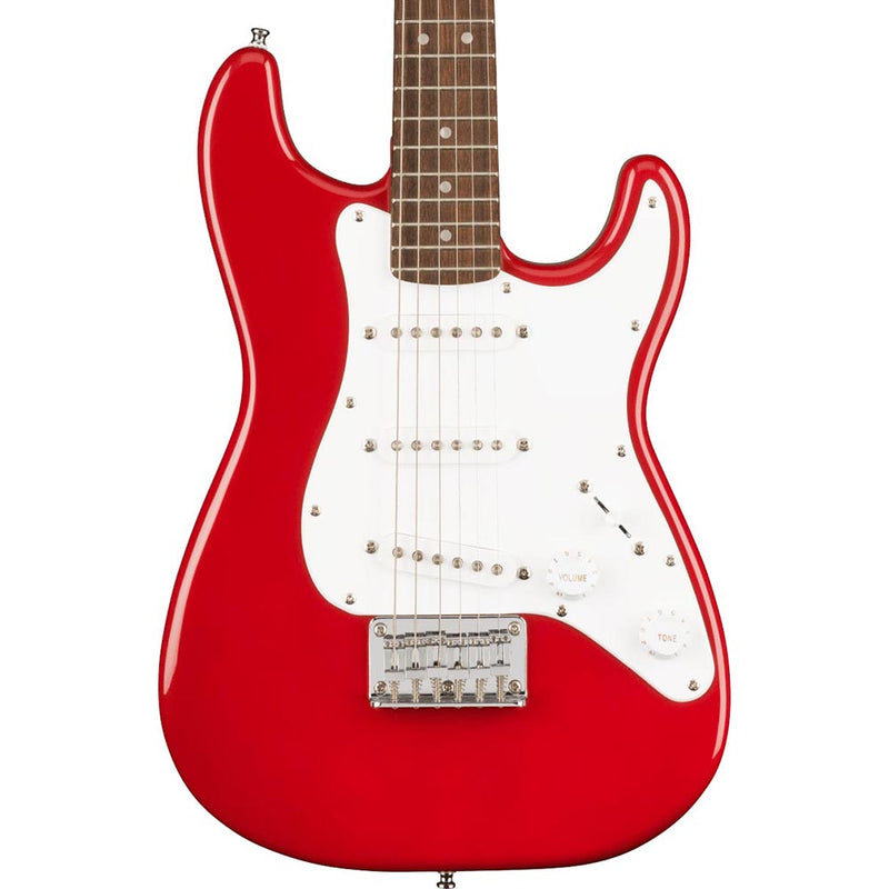 Squier Mini Stratocaster Laurel, White Pickguard Dakota Red