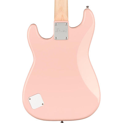 Squier Mini Stratocaster Laurel, White Pickguard Shell Pink