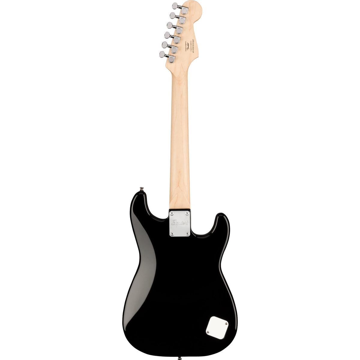 Squier Mini Stratocaster Left Handed Electric Guitar, Laurel Fingerboard, Black
