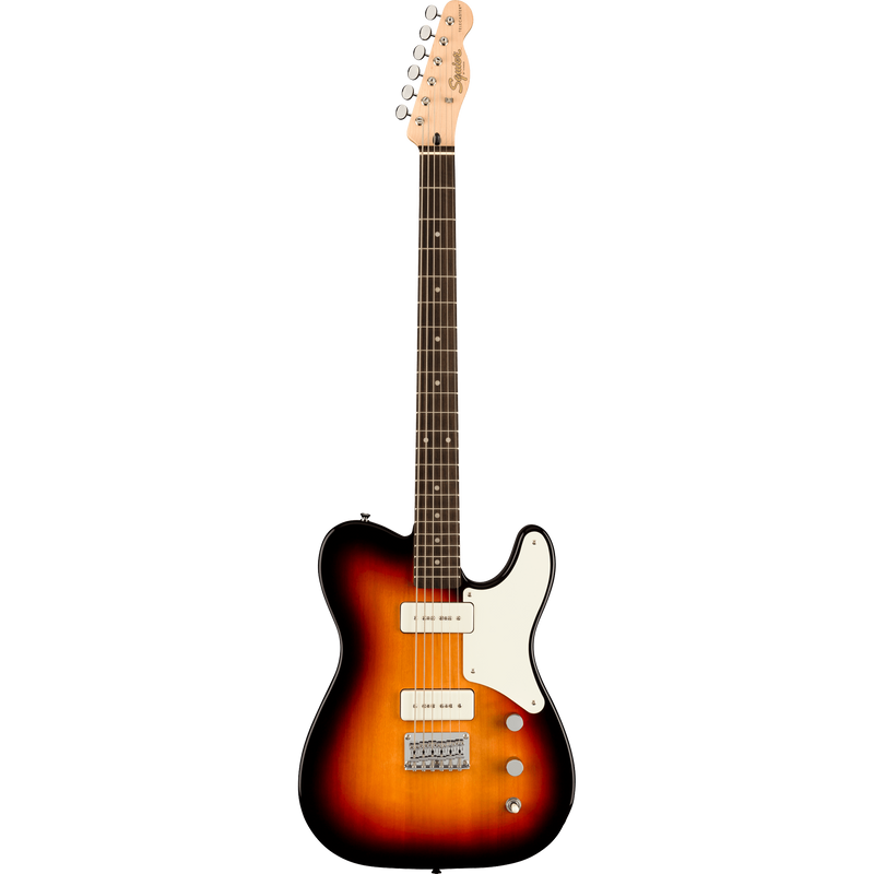 Squier Paranormal Baritone Cabronita Telecaster, Laurel, Parchment Pickguard, 3-Color Sunburst