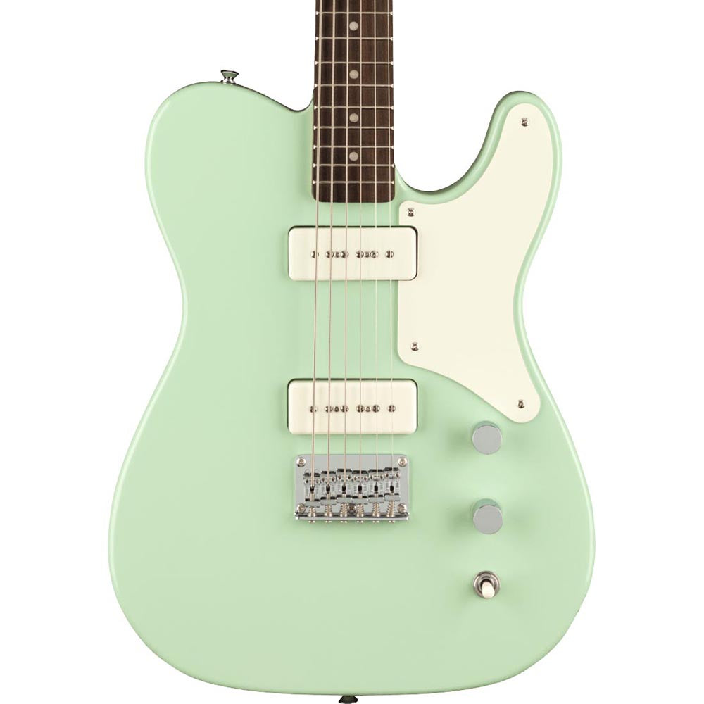 Squier Paranormal Baritone Cabronita Telecaster, Laurel, Parchment Pickguard, Surf Green