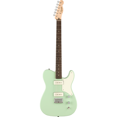Squier Paranormal Baritone Cabronita Telecaster, Laurel, Parchment Pickguard, Surf Green