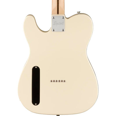 Squier Paranormal Cabronita Telecaster Thinline Maple, Black Pickguard, Olympic White