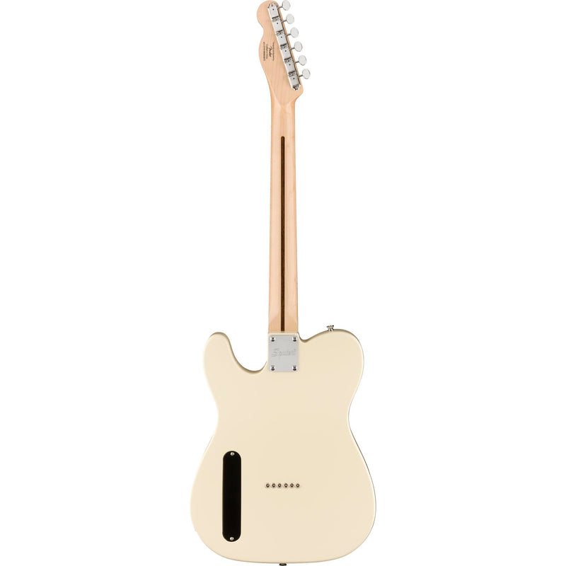 Squier Paranormal Cabronita Telecaster Thinline Maple, Black Pickguard, Olympic White
