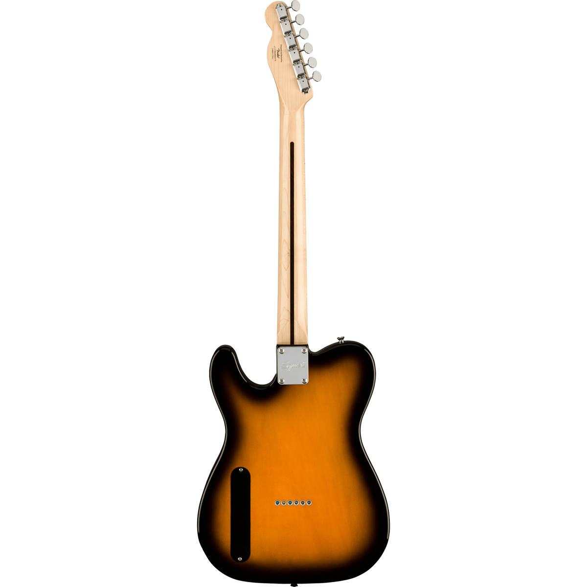 Squier Paranormal Cabronita Telecaster Thinline, Maple, Gold Anodized Pickguard, 2-Color Sunburst