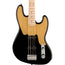 Squier Paranormal Jazz Bass '54, Maple, Gold Anodized Pickguard, Black