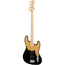 Squier Paranormal Jazz Bass '54, Maple, Gold Anodized Pickguard, Black