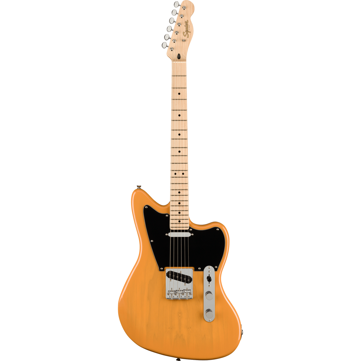 Squier Paranormal Offset Telecaster, Maple, Black Pickguard, Butterscotch Blonde