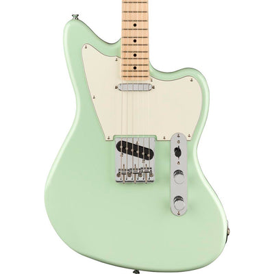 Squier Paranormal Offset Telecaster Maple, Parchment Pickguard Surf Green