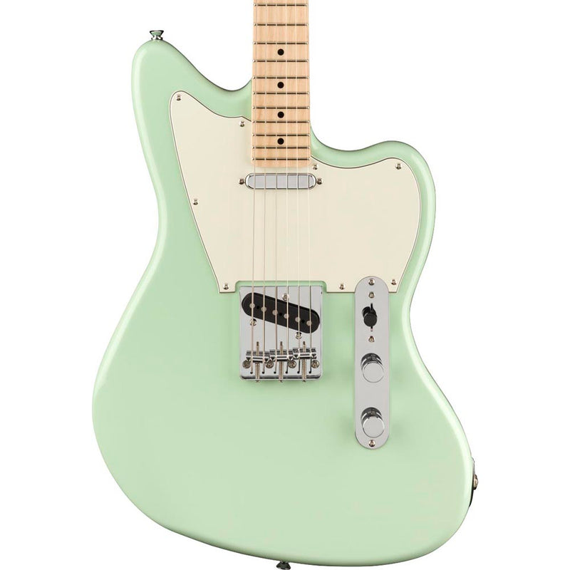 Squier Paranormal Offset Telecaster Maple, Parchment Pickguard Surf Green