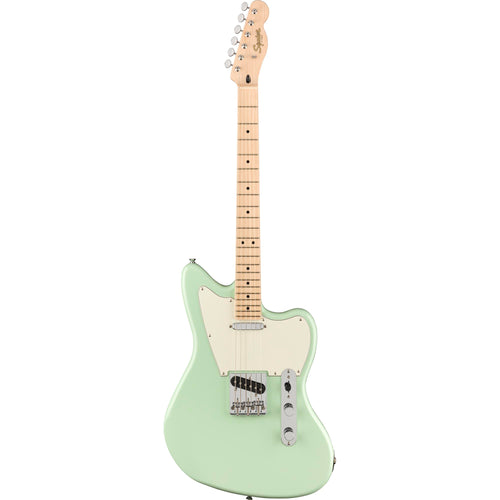 Squier Paranormal Offset Telecaster Maple, Parchment Pickguard Surf Green