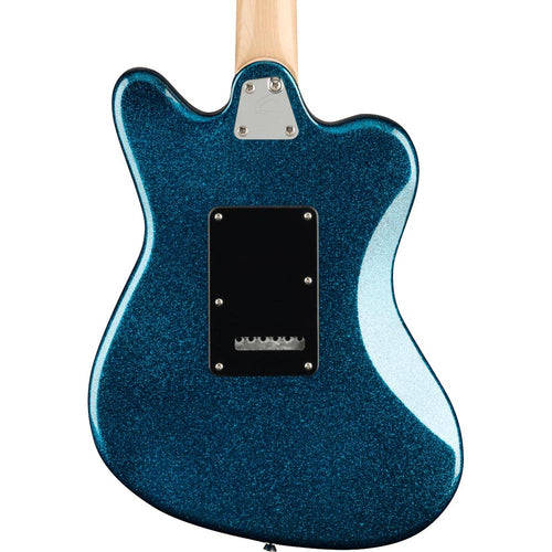 Squier Paranormal Super-Sonic, Laurel, Pearloid Pickguard, Blue Sparkle