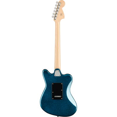 Squier Paranormal Super-Sonic, Laurel, Pearloid Pickguard, Blue Sparkle