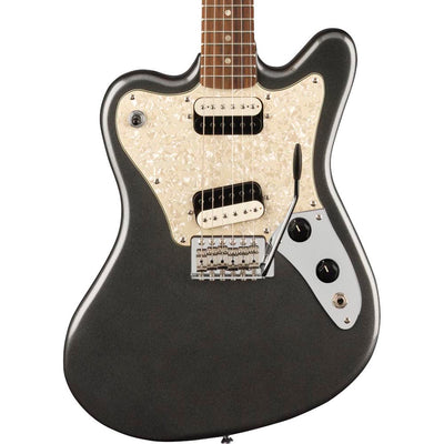 Squier Paranormal Super-Sonic Laurel, White Pearloid Pickguard Graphite Metallic