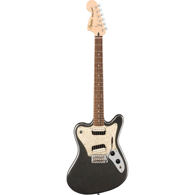 Squier Paranormal Super-Sonic Laurel, White Pearloid Pickguard Graphite Metallic