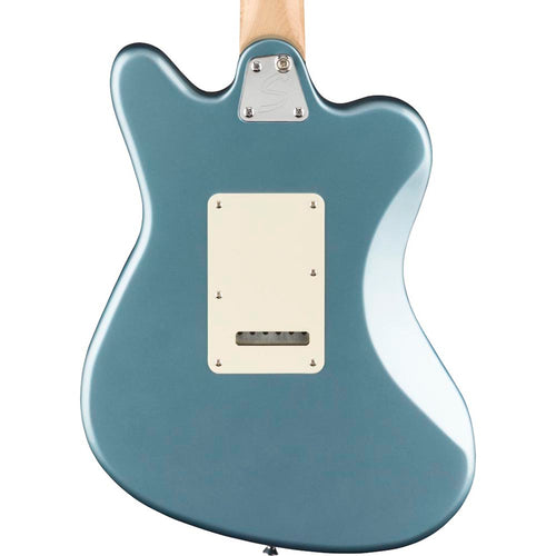 Squier Paranormal Super-Sonic Laurel, White Pearloid Pickguard Ice Blue Metallic