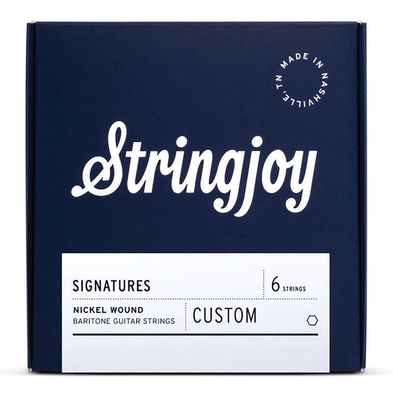 Stringjoy 12-68 Signatures Custom Baritone Nickel Wound Electric Guitar Strings