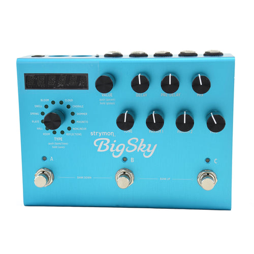 Strymon BigSky Reverberator Reverb Effect Pedal