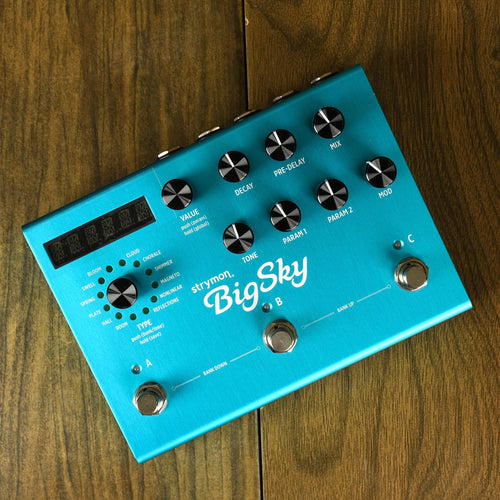 big bloom overdrive pedal Strymon BigSky Reverb Pedal