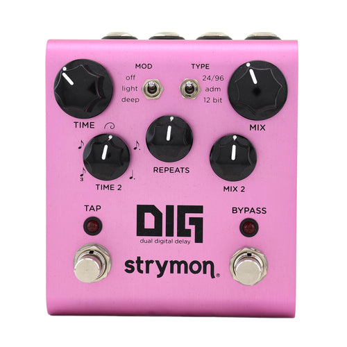 guitar pedal that repeats Strymon DIG Dual Digital Delay Pedal