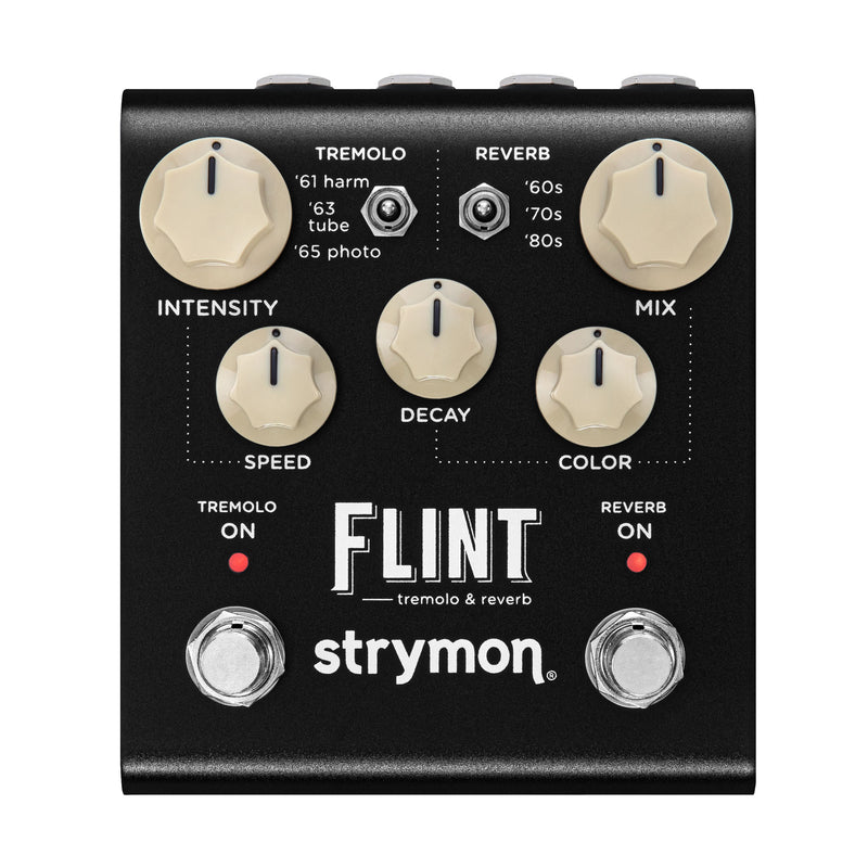 tremolo pedal with expression Strymon Flint V2 Tremolo & Reverb Pedal