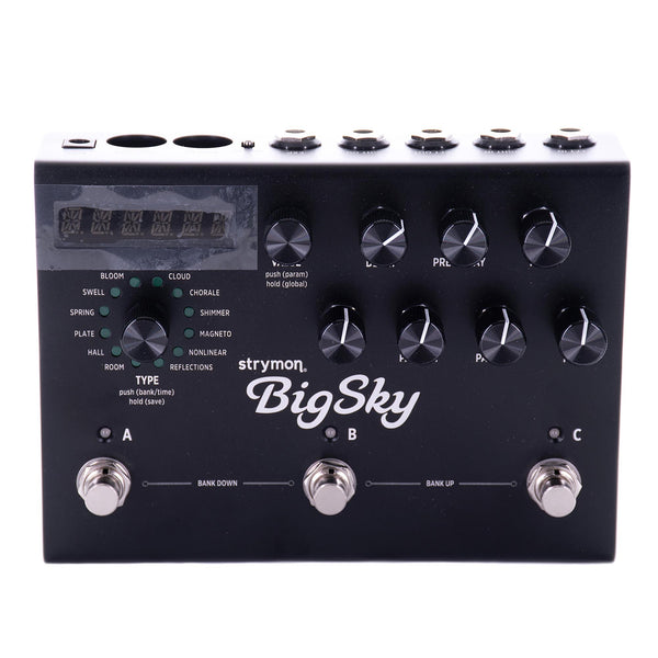 【値下】strymon side Midnight Edition Strymon Midnight Edition BigSky Reverberator Reverb Pedal