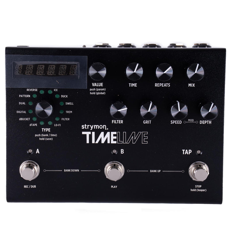 timeline effects pedal Strymon Midnight Edition TimeLine Multi-Delay Effect Pedal