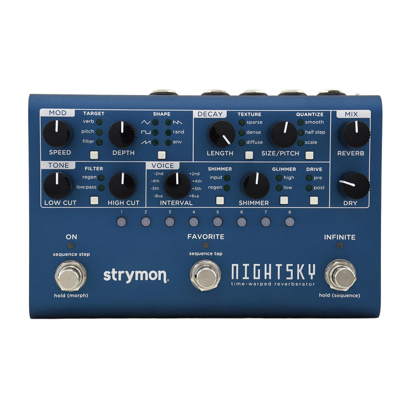 Strymon Nightsky Time Warped Reverberator Pedal
