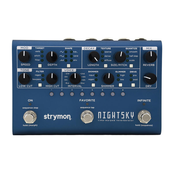 strymon NIGHTSKY ギターエフェクター strymon | NIGHTSKY | シンセシス・リバーブ | 製品情報