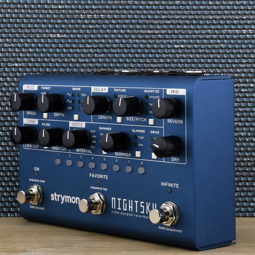 Strymon Nightsky Time Warped Reverberator Pedal