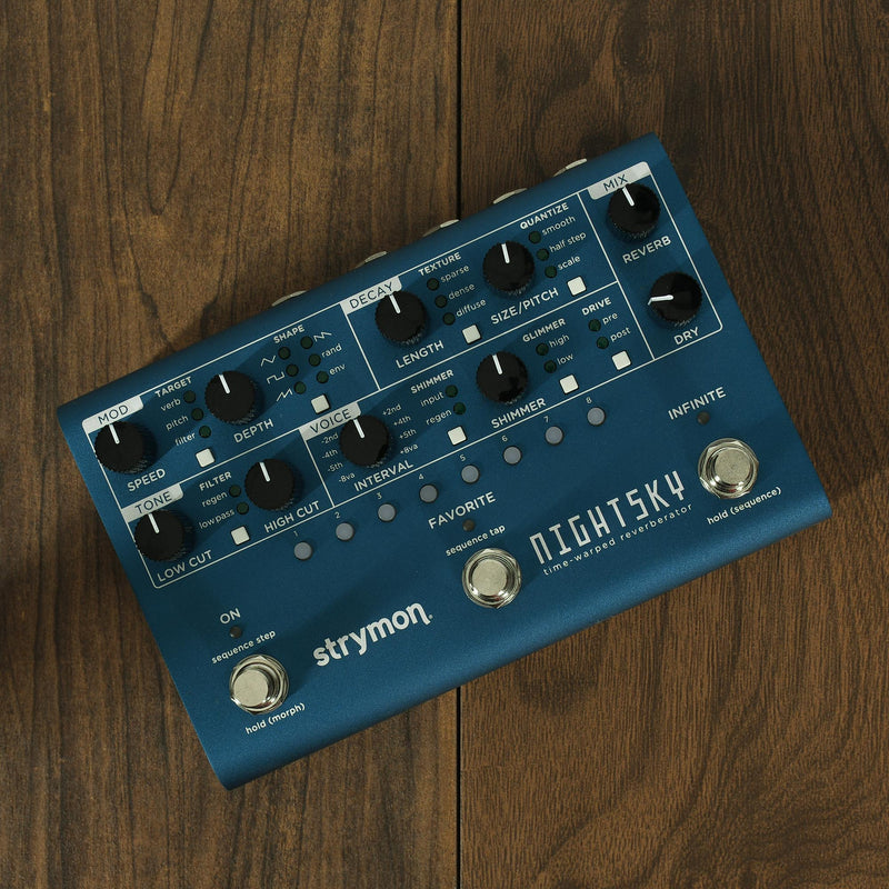 Strymon Nightsky Time Warped Reverberator Pedal