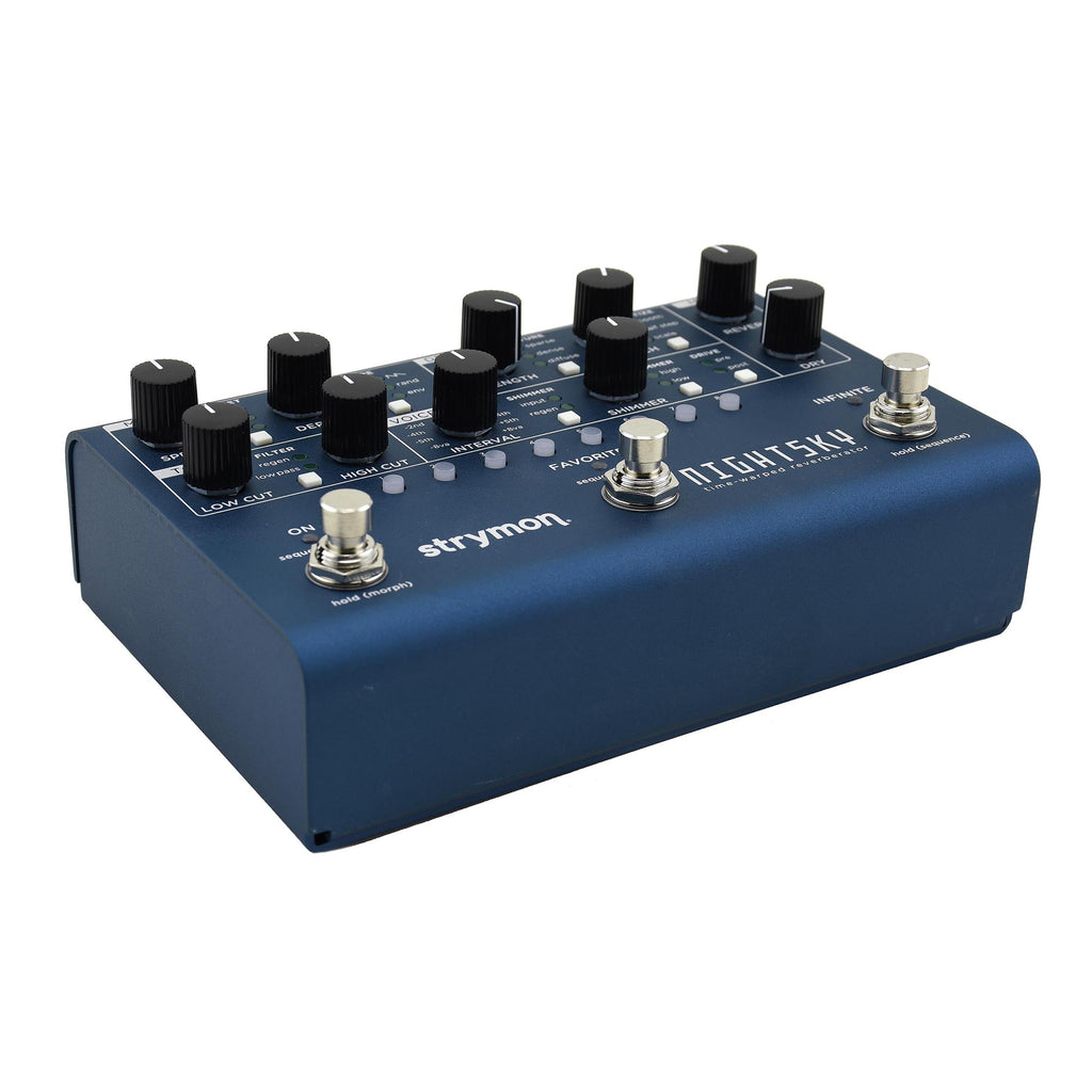 night sky pedal Strymon Nightsky Time Warped Reverberator Pedal