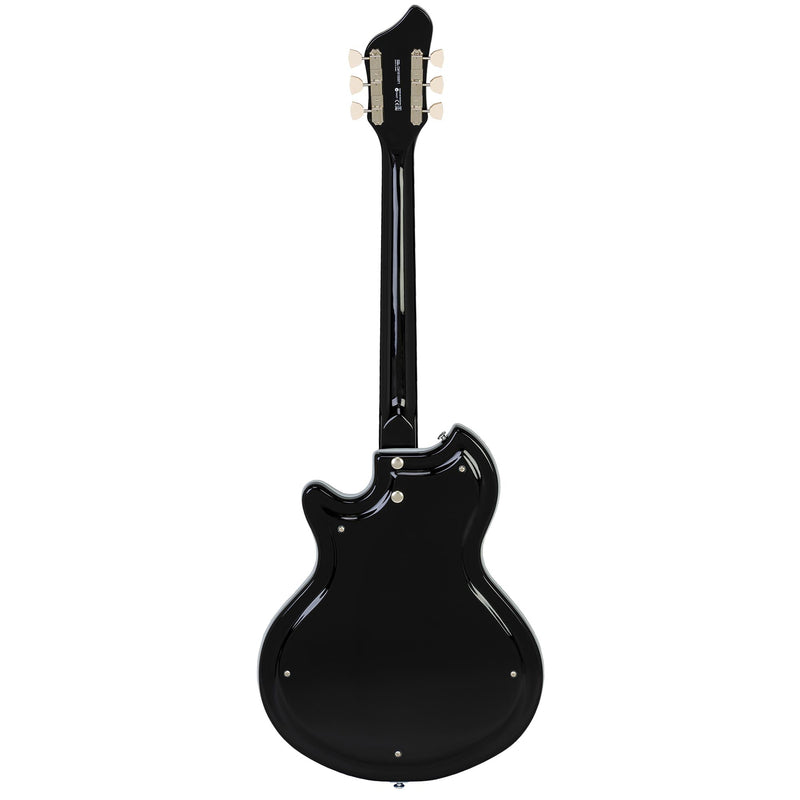 Supro Americana Series Coronado II Vibrato Guitar - Jet Black
