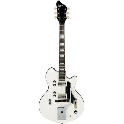 Supro Americana Series Martinique Deluxe Guitar - Ermine White