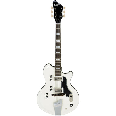 Supro Americana Series Martinique Guitar - Ermine White