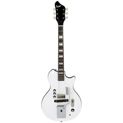 Supro Americana Series White Holiday Guitar - Dawn White
