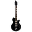 Supro Island Series Hampton Guitar - Triple Pickup - Jet Black - Free Gig-Bag