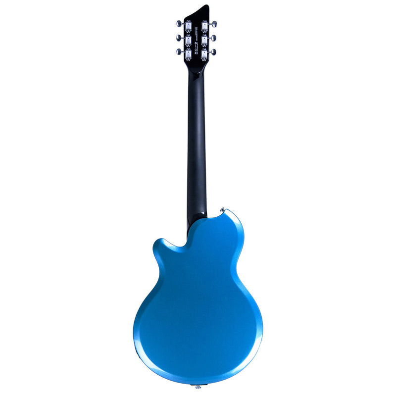 Supro Island Series Hampton Guitar - Triple Pickup - Ocean Blue Metallic - Free Gig-Bag