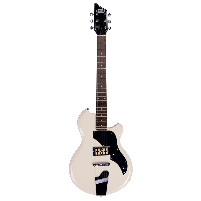 Supro Island Series Jamesport Guitar - Single Pickup - Antique White - Free Gig-Bag