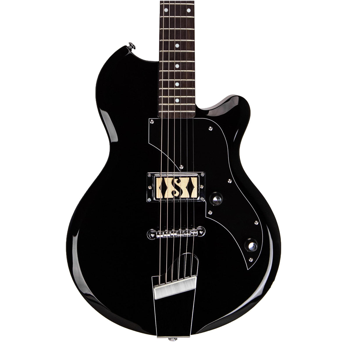 Supro Island Series Jamesport Guitar - Single Pickup - Jet Black - Free Gig-Bag