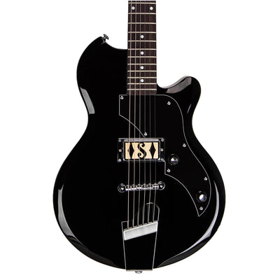 Supro Island Series Jamesport Guitar - Single Pickup - Jet Black - Free Gig-Bag