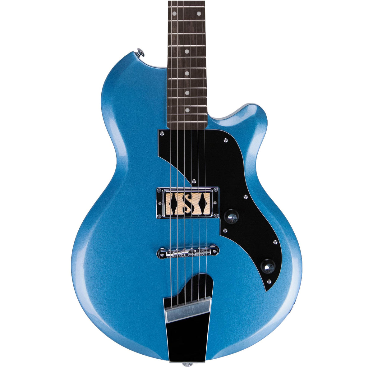 Supro Island Series Jamesport Guitar - Single Pickup - Ocean Blue Metallic - Free Gig-Bag