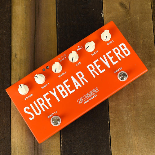 Surfybear Compact Reverb Pedal Fiesta Red