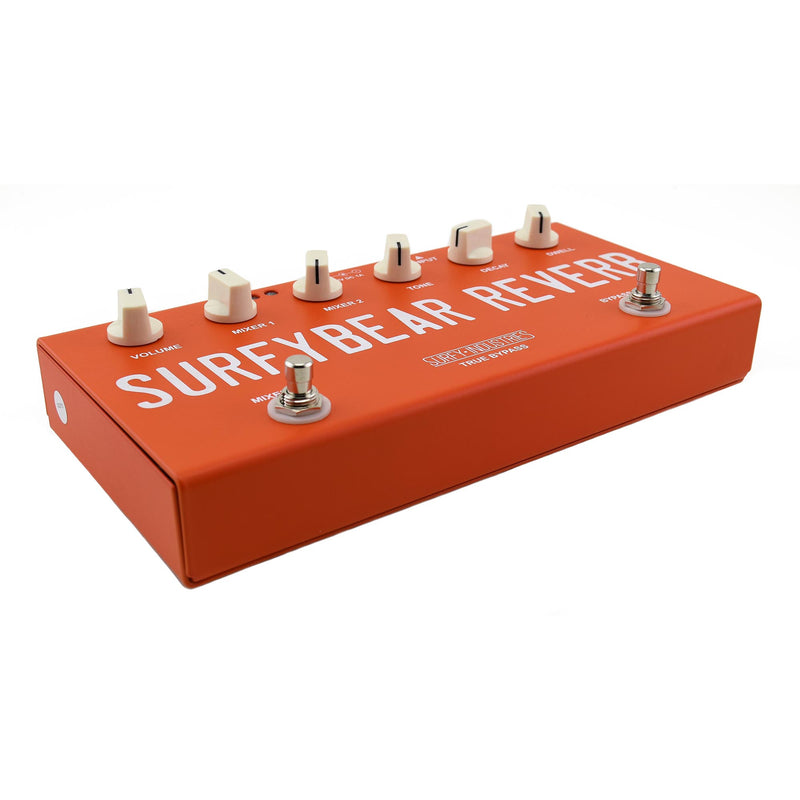 Surfybear Compact Reverb Pedal Fiesta Red