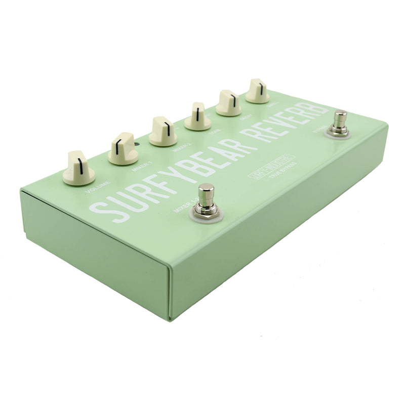 Surfybear Compact Reverb Pedal Surf Green