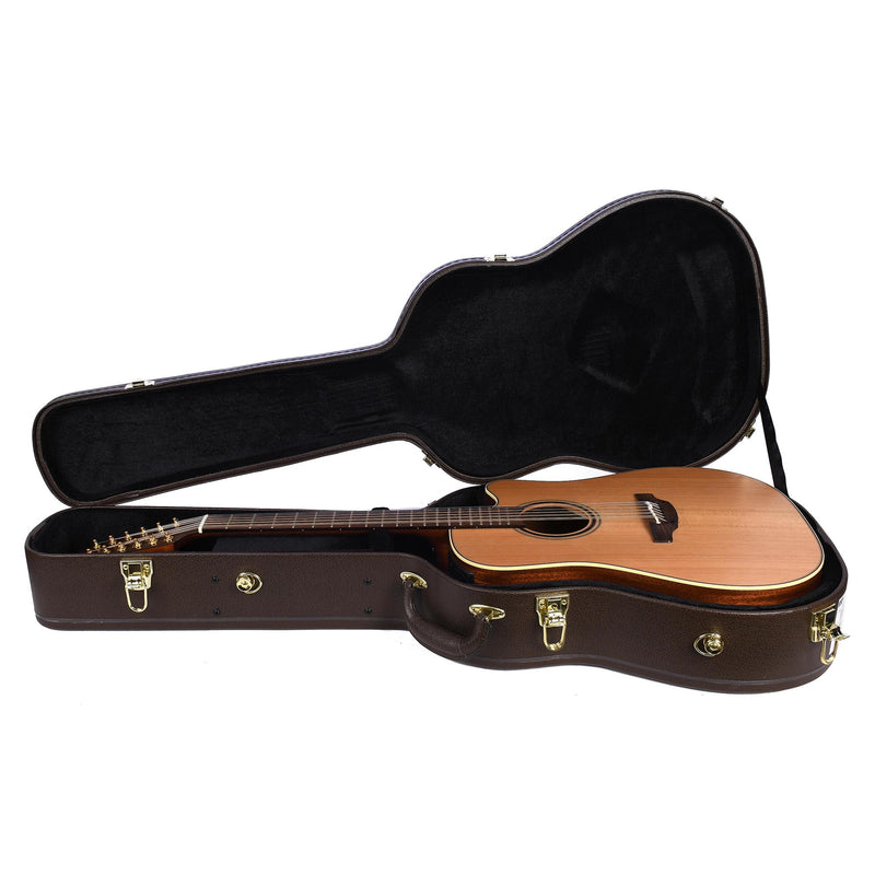Takamine 12-String Dreadnought With Venetian Cutaway, Satin Solid Cedar