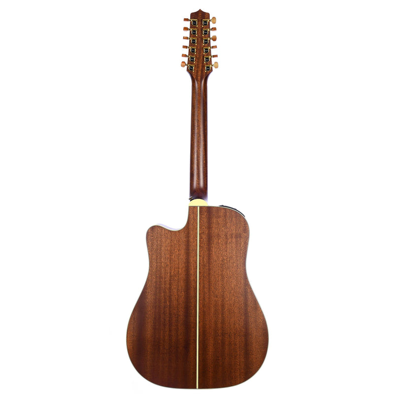 Takamine 12-String Dreadnought With Venetian Cutaway, Satin Solid Cedar