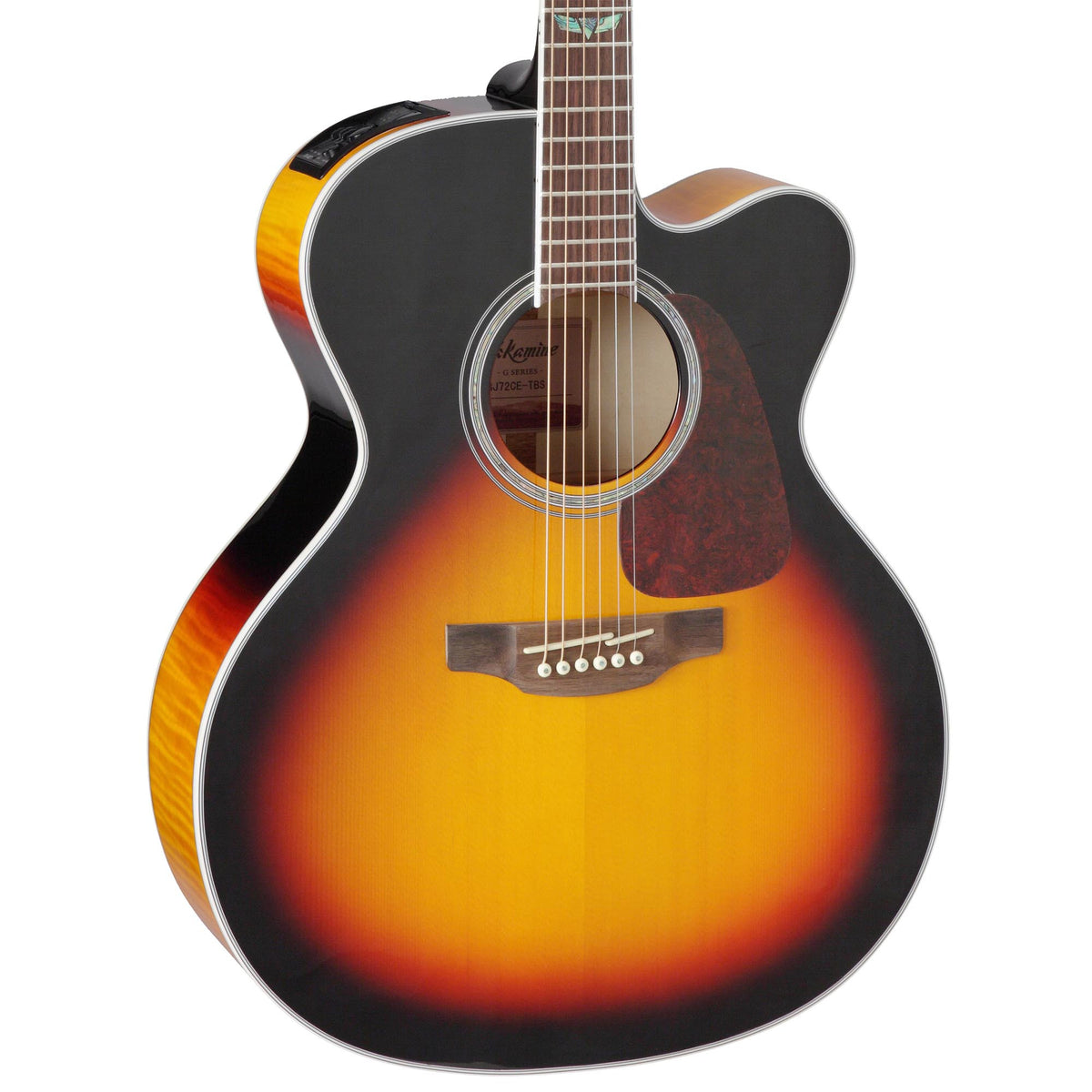 Takamine GJ72CE - Jumbo - Solid Spruce - Brown Sunburst