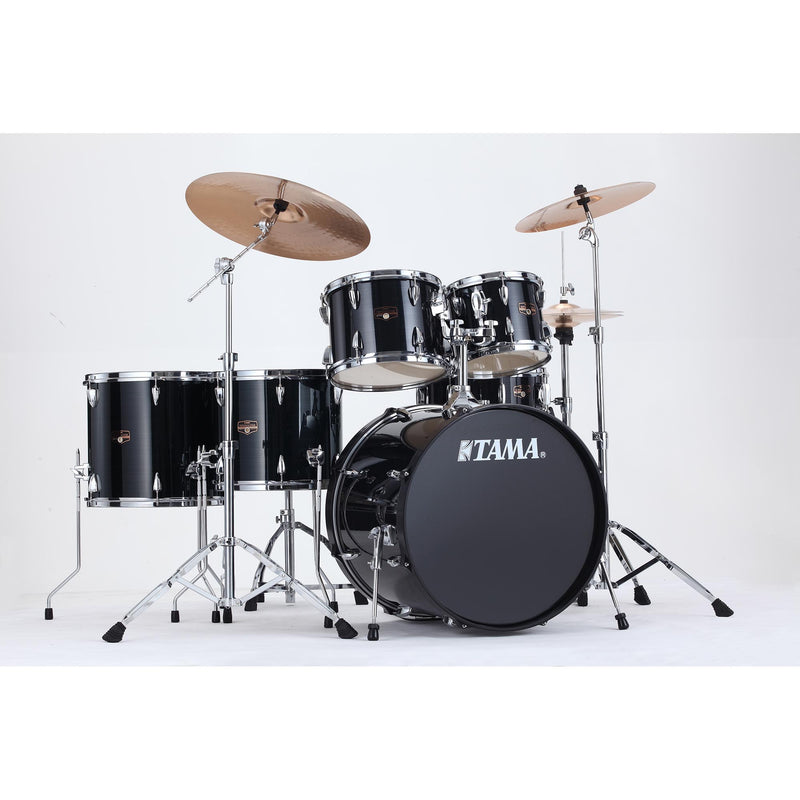Tama 6 Piece Imperialstar Kit - Meinl HCS Cymbals Hairline Black